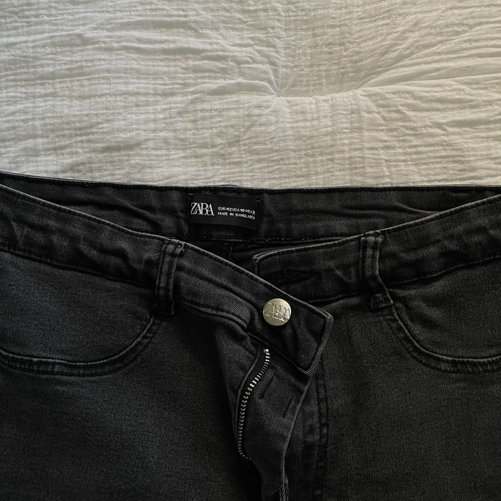 Black ZARA Ripped Jeans